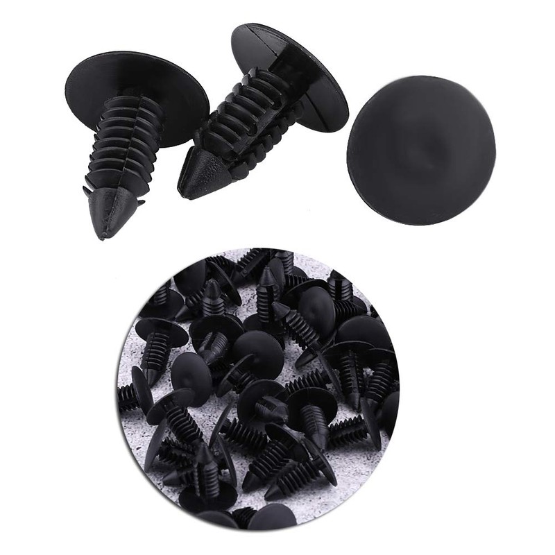 Sunicon Pack of 50 Car Mounting Clips, Universal, Bumper Trim,