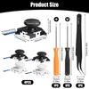 Switch Analog 3D Joystick Replacement 4 Pack and Repair Tool