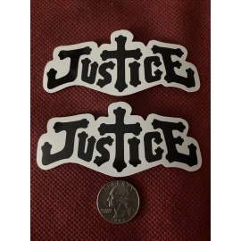 Justice Stickers (2) Skateboard Decals Metallica