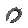 PROFLO PFTSCOF2000 Elongated Open-Front Toilet Seat - Black