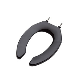 PROFLO PFTSCOF2000 Elongated Open-Front Toilet Seat - Black