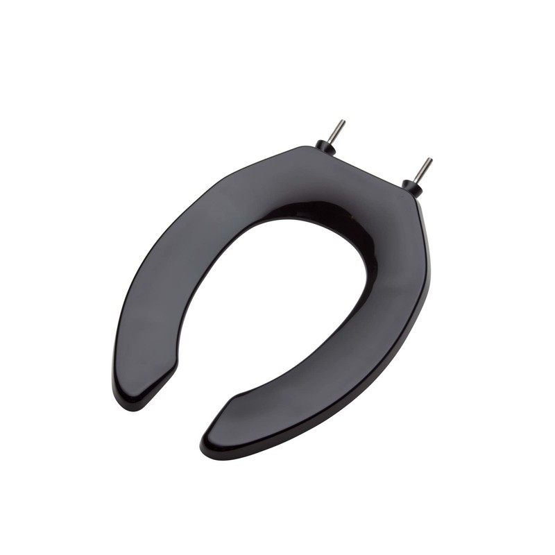 PROFLO PFTSCOF2000 Elongated Open-Front Toilet Seat - Black