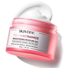 Skintific Crema Facial Iluminadora con Txa y Niacinamida, Ayuda a Atenuar Manchas, Unifica el Tono, Con cido Tranexmico, -arbutina, 5 Ceramidas y...  
