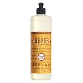 MRS. MEYER'S CLEAN DAY MRS. MEYER'S CLEAN DAY Liquid Dish Soap, Biodegradable Formula, Limitd Edition Orange Clove, 16 fl. Oz