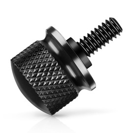 JUSTTOP Black Aluminum Seat Bolt Screw, Compatible with Harley Davidson 1996-2025, Harley Davidson Accessories