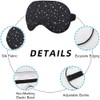 NOHSHE Galaxy Sleep Mask Eye Mask Star Space Connection Sparkling