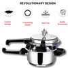 Vinod V-5L Stainless Steel Sandwich Bottom Pressure Cooker, 5-Liter,Silver,Medium