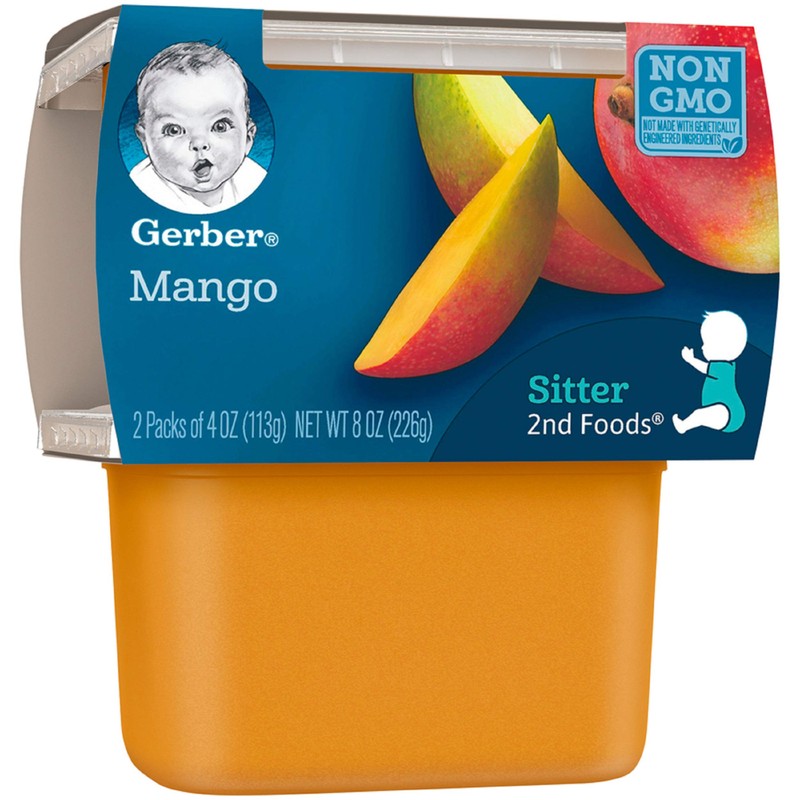 Gerber 2nd Foods Mango, 4 oz. - 2 ct -
