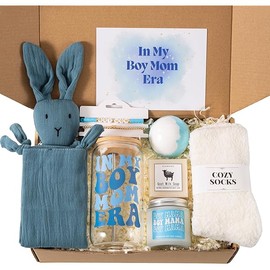 New Mom Gifts, Baby Shower Gifts for Boys, New Mom Gift Basket After Birth, Pregnancy Gifts for First-Time Mom, Expecting Mom, New Mom Care Package After Baby, Postpartum Gifts for Mom, Boy Mom Gift