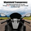 Windshield for NINJA500 SE 2024 2025, PSLER Windscreen Double Bubble