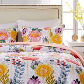 Greenland Home Watercolor Dream King Sham-Multi, 20x36 inches, White