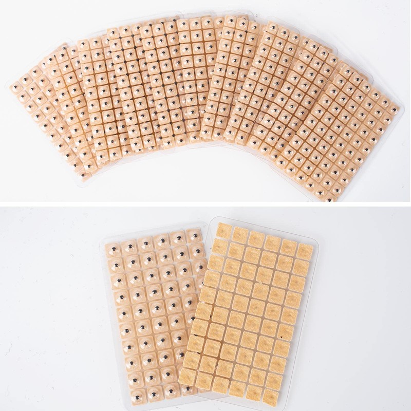 AWAVM 10 Sheets of 600 Ear Acupoint Stickers Disposable Ear