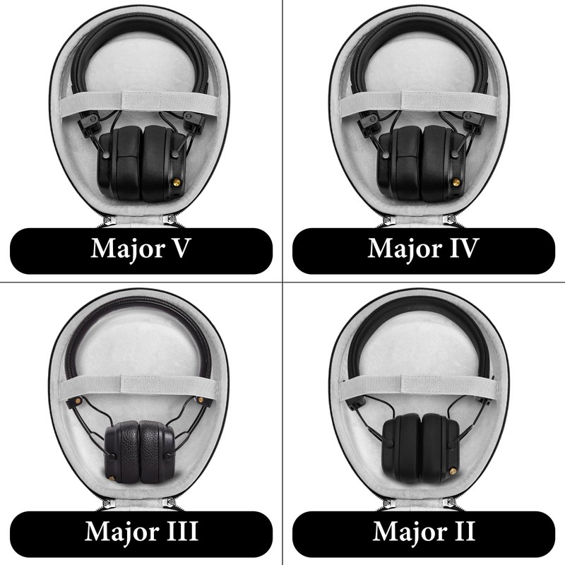 Geekria Shield Headphone Case Replacement Hard Shell Travel Bag with