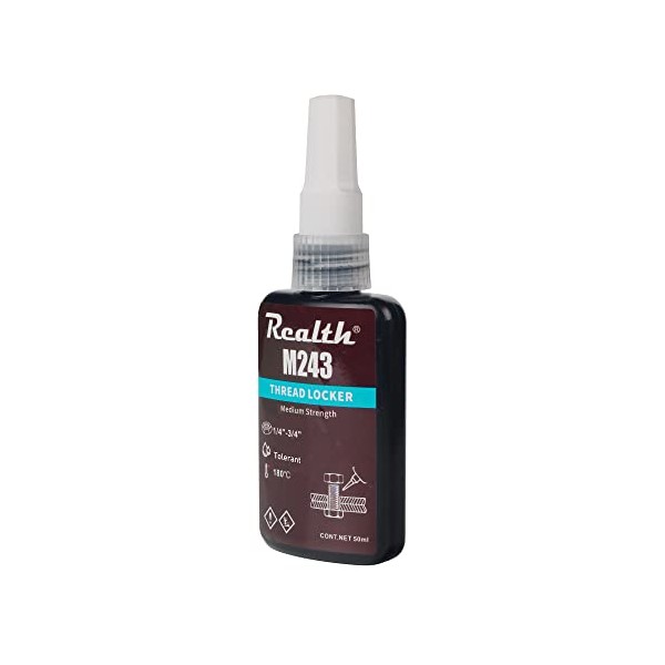 Realth Threadlocker M243 Medium Strength Gap Sealants 50ml Bottle Blue