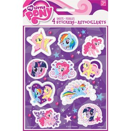 My Little Pony Sticker Sheets, 4ct