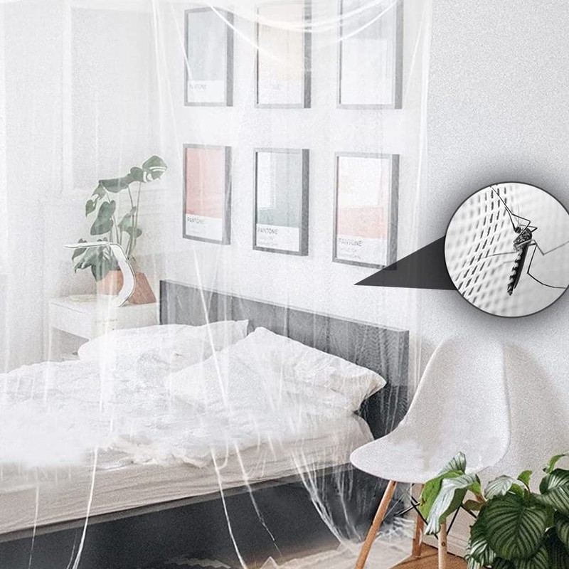 Mosquito Net, UQTUKO Single Opening Mosquito Net, Rectangular Mosquito Net