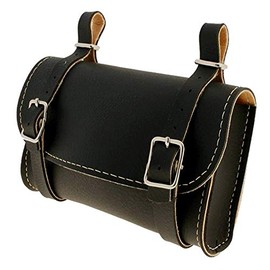 cyclingcolors Bike Saddle Bag Vintage Black Retro City Trekking Buckle Fastening