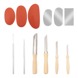 12Pcs Soft Silicone Pottery Clay Sculpt Tools Set, Soft Silicone Ceramic Supplies Kit Feather Wire Texture Detail Tools Soft Silicone Pottery Clay Sculpt Tools Set for Sculpting Texturing Artist