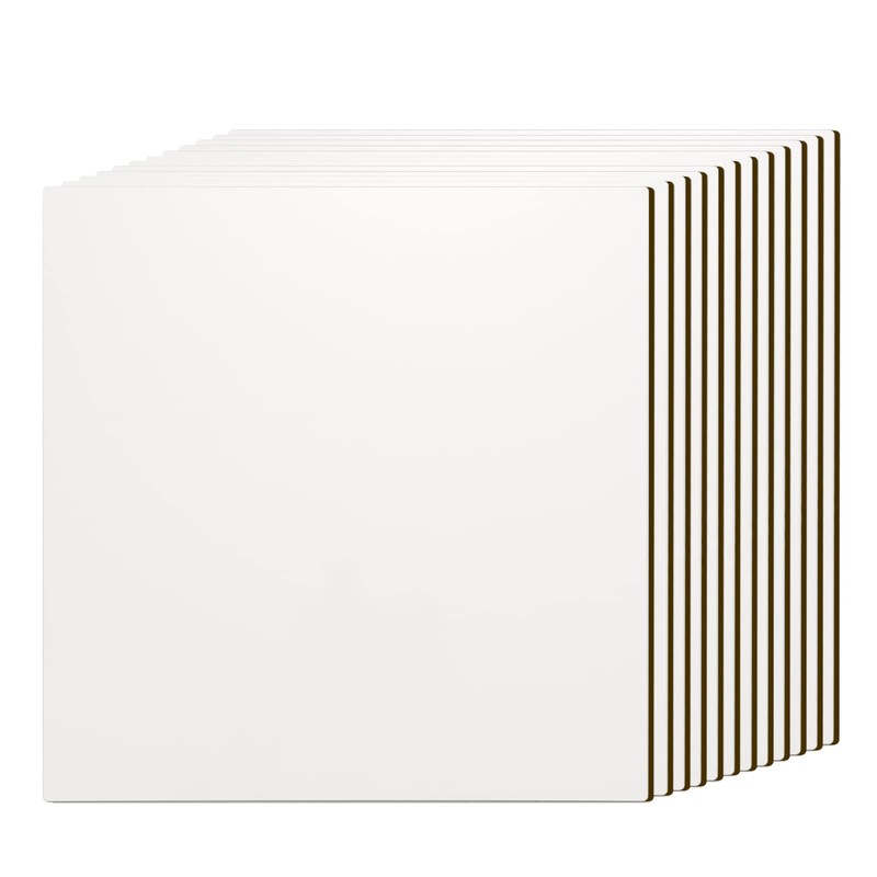 PYD Life 12 Pack Sublimation Hardboard Blanks MDF Wood Sheets