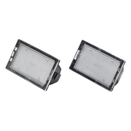 Hacreyatu 2X LED Car Number License Plate Lights Lamps White Compatible with Land Range Rover Sport L320 Discovery 3 4 LR3 LR4 Freelander 2 LR2 12V