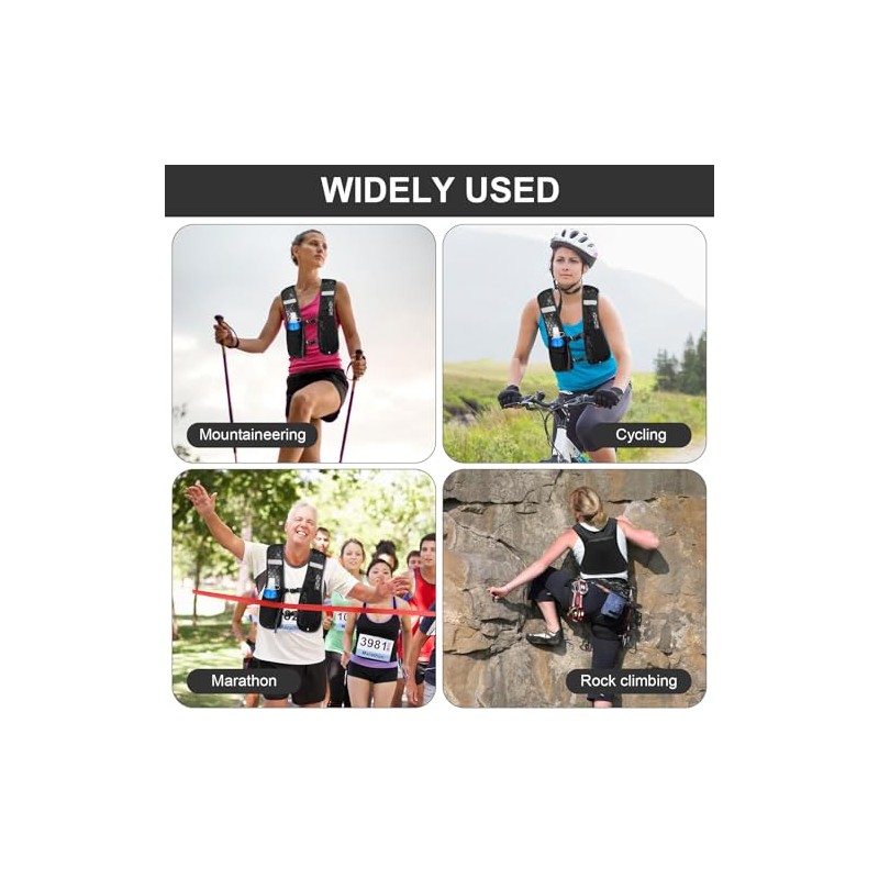 Running Vest for Men and Women, Breathable & Reflective Hydration