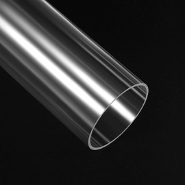 MACHSWON 50 * 46 * 305mm Acrylic Pipe Rigid Round Tube Clear, for Lamps and Lanterns,widely Used for Wires, Cables,1pcs