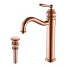 GGStudy Tall Body Single Handle One Hole Bathroom Vessel Sink