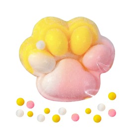 VARKAGE Big Cat Paw Squishy, Kawaii Fluffy Squishy Paw, Large Cat Paws Squishy, 11.5 x 11 cm, for Concentration, Anxiety Relief, Anti Stress, for Relaxing at Home in the Office