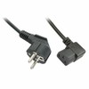 LINDY 30345 – Power Cable, Schuko Plug Angled to IEC
