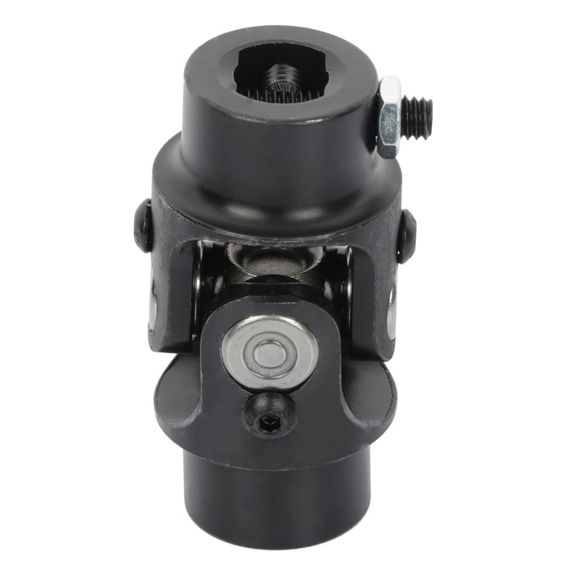 OCPTY Black Universal Steering Shaft U-Joint Coupler 13/16"-36 Spline *