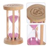 NOLITOY Creative Wooden Glass Timer for Home Decor Sand Timer