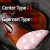MUSEECS Premium Chinrest Cover for Violin Lesson Child Guarneri Model