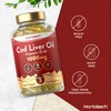 Cod Liver Oil Supplement 1000mg | 360 Softgels | with