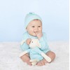 Babysoy - Albornoz orgánico Moderno y sólido, Harbor, 3-6 Meses