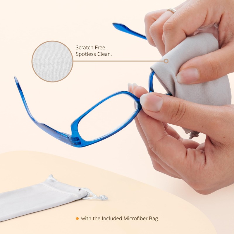 TruVision Readers Reading Glasses - 9503H - 1- Blue-2.50