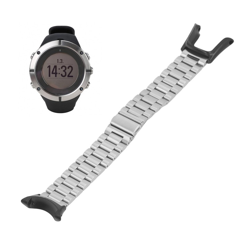 Replacement Watchband Waterproof 304 Solid Steel Watch Strap for Suunto