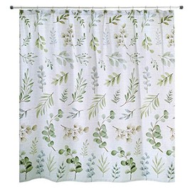 Avanti Linens Ombre Leaves Collection, Shower Curtain, Multicolor