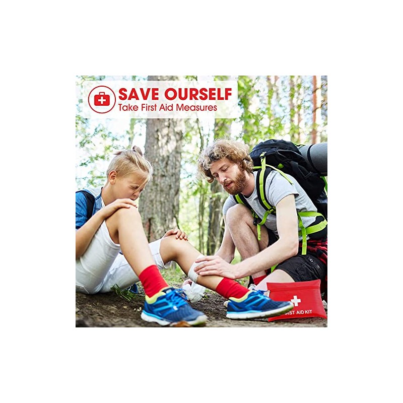 97-Piece Compact Travel First Aid Kit for Emergencies