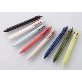 Mitsubishi Pencil SXE350707.18 Tri-Color Ballpoint Pen Jet Stream 0.7 Dark Olive Easy Writing