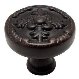 10 Pack - Cosmas 9465ORB Oil Rubbed Bronze Cabinet Hardware Round Knob - 1-1/4" Diameter