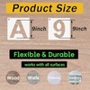 DZXCYZ Alphabet Letter Stencils 9 Inch, 36 Pcs Reusable Plastic
