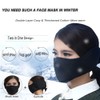 KIVETAI Half Face Mask Mouth Masks with Earmuffs Anti Dust