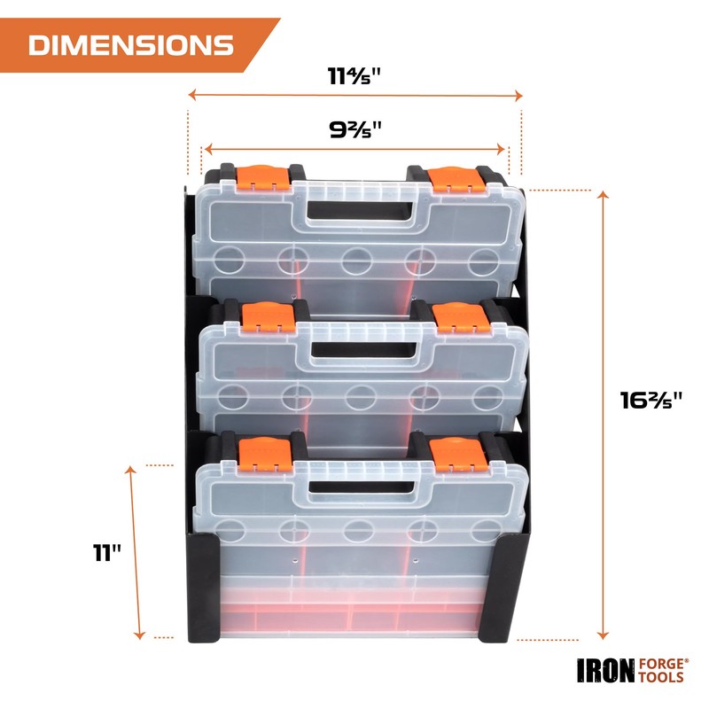 Iron Forge Tools Small Parts Tool Organizer, Service Truck, Cargo