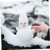 Beavorty 100Pcs Christmas Plastic Antlers Branch Snowman Hand Crafts Mini