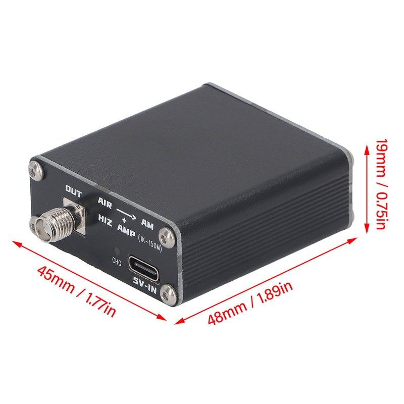 110m AIR to AM HIZ AMP Frequency Converter Aluminum Alloy