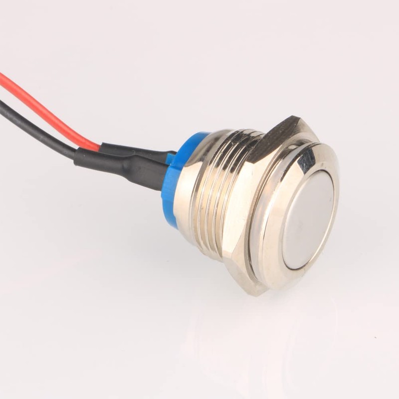 Guuzi Pack of 3 Chassis Button Host Metal Button, Computer