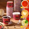 Ziliny 200 Pcs Chili Cook Off Cups Disposable Paper Tasting