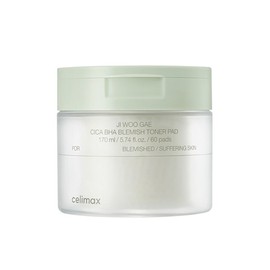 Cellimax Eraser Cica Baja Blemish Toner Pad 60 sheets / 셀리맥스 지우개 시카 바하 블레미쉬 토너 패드 60매