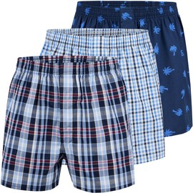 City Life Pack of 3 Men's Boxer Shorts Boxer Webboxer Economy Pack S - 4XL, Design 02, S