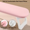 CGBE Nail Arm Rest, Soft PU Leather Hand Rest With